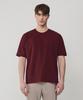 Dibeullu Relaxed Crew Neck Short Sleeve Sepia Wine