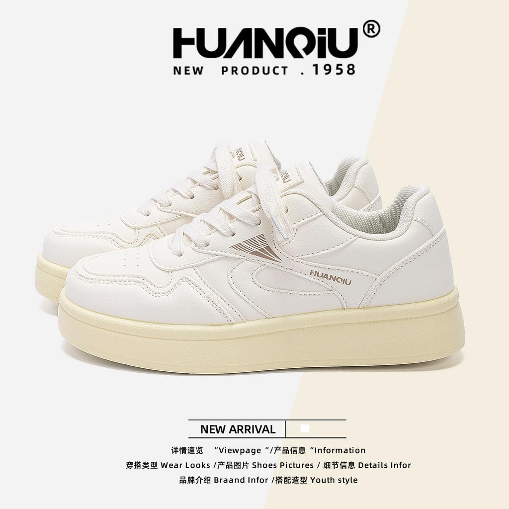 Global versatile board shoes women's autumn ZHQ68553 new student height-increasing board shoes popular light white shoes women