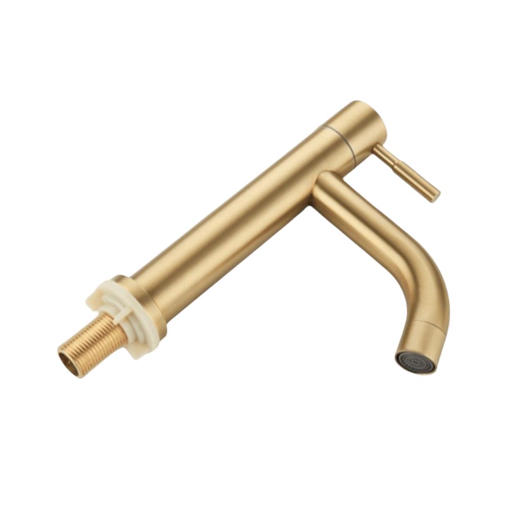 Sink Tap Stainless Steel Water Tap Single Handle Vintage Bathroom Faucet Toilet