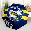 Parramatta Eels, Rugby League Automatic Opening and Closing, 8 Rib Structure Portable Umbrella, Suitable for Men and Women In All Seasons  P