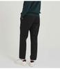 BLACKBROWN Double-Pleat Tapered Fit Cotton Pants [Black]