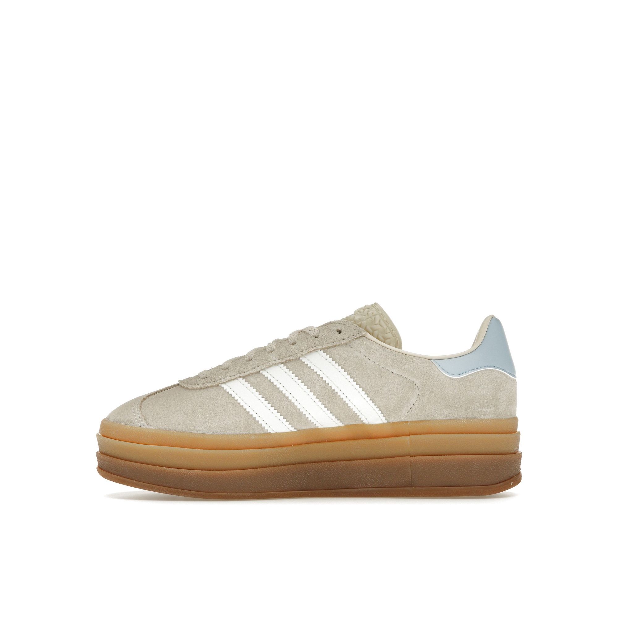 Adidas Детские кроссовки Gazelle Bold J Wonder White Clear Sky Cream Cloud-White JH5540 — фото 5
