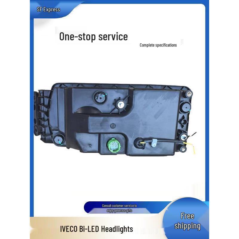 Iveco Eurocargo Double-Lens LED Headlights with DRL & Sequential Turn Signals