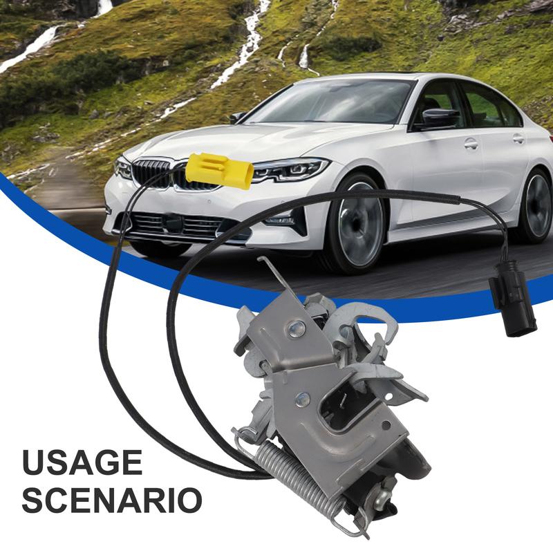 Front Left Bonnet Lock for BMW 1 Series For F40 and 3 Series For G20 G22 Part No 51237468349 Metal Material for Replacement