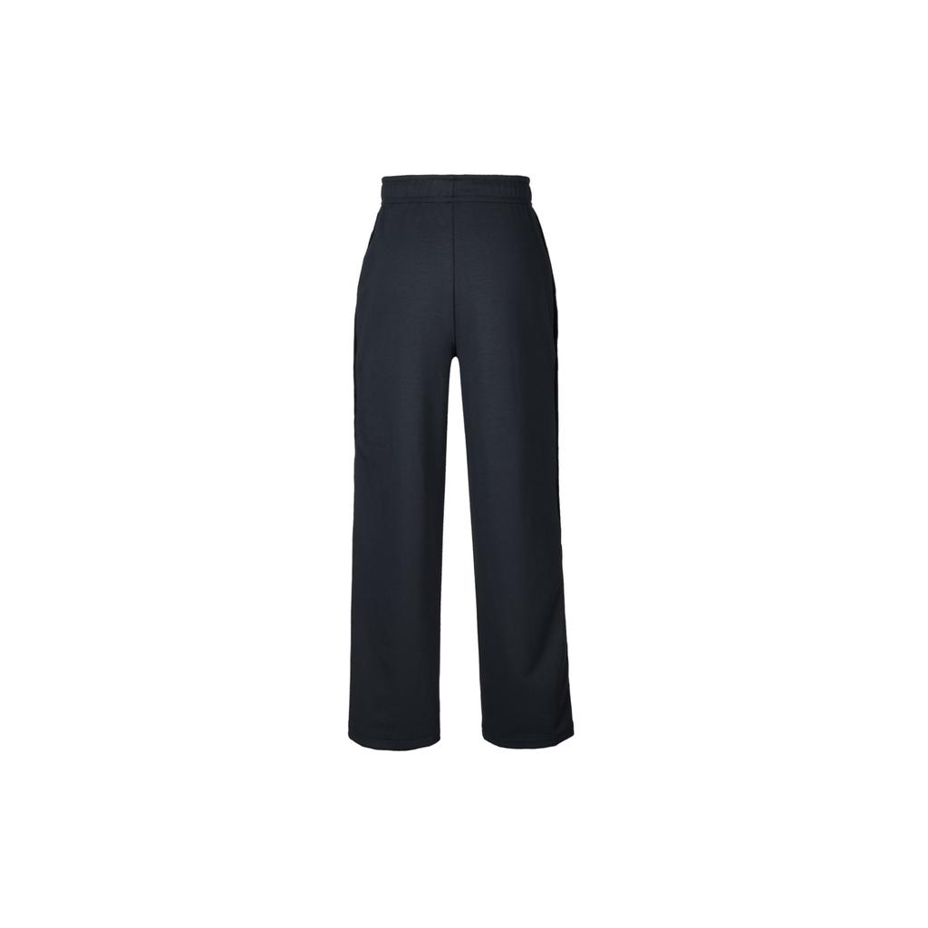 Nike SKIMS Pantaloni Tricot Mat cu Capse Laterale Obsidian Femei Partea de Jos Negru BO-WLG-3533-OBD