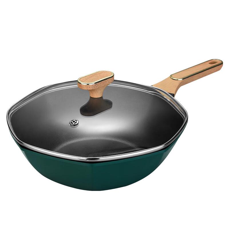 Hanle Non-stick Octagonal Wok