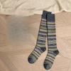 Autumn Winter Knitted Women Stockings JK Japanese Cotton Solid Color Girls Long Socks Stockings Ethnic Harajuku Retro Knee Socks