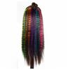 Colorful Girls Heat Resistant Fiber Feather Hair Extension Piece Leopard Print Wig Hair Accessories