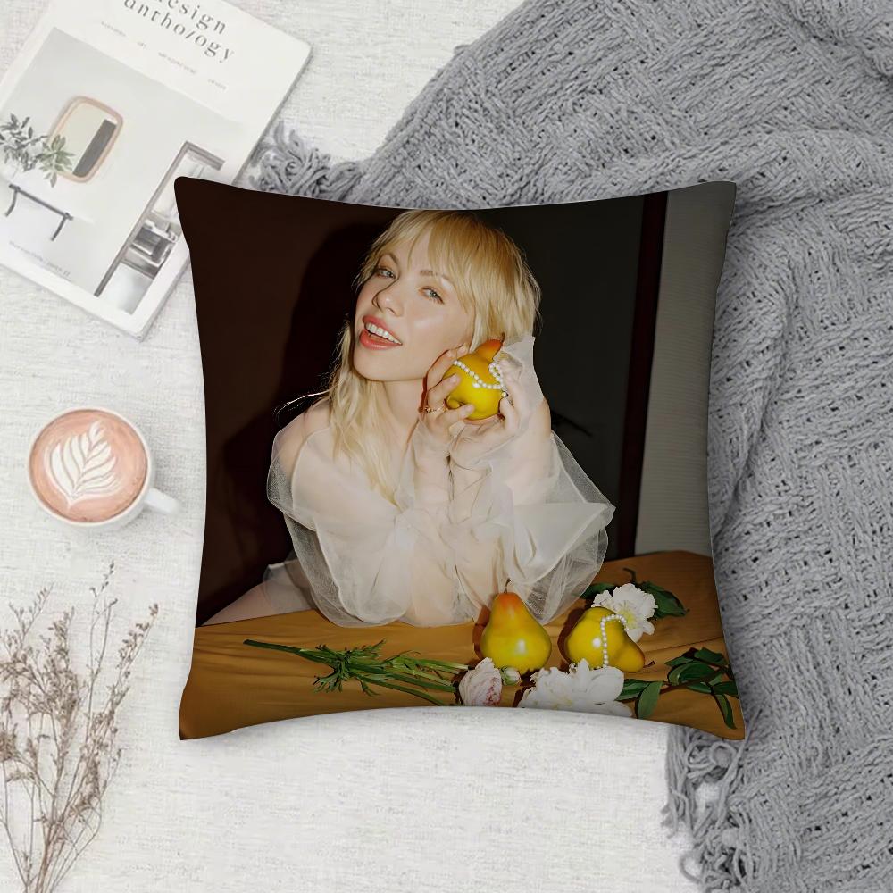 C-Carly Rae Jepsen singer Pillow Case Cover Square Sofa with for pattern comfortable cushionsuitable of room