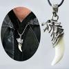 New Design Men Jewelry Boy Titanium Steel Wolf Tooth Necklace Domineering Pendant Fashion