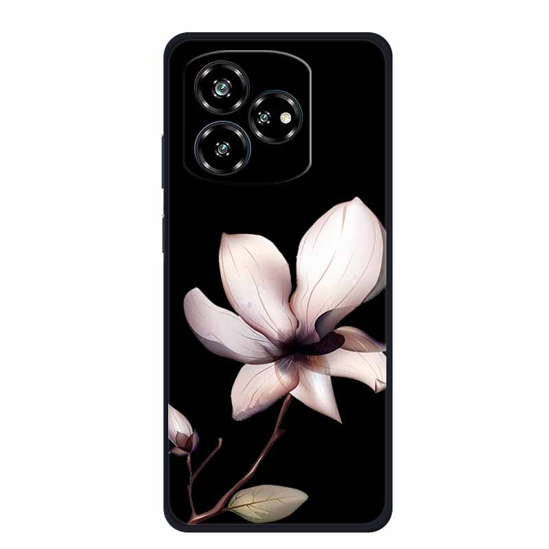 Funda For ZTE Axon 60 Lite Case Cute Cartoon Cat Black Silicone Soft Phone Case For ZTE Blade V60 Axon 60 Back Cover Case 60lite