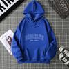 Women Brooklyn Letter USA Funny Black Hoodie Girl Autumn Winter Fleece Sweatshirts Female Harajuku Clothes