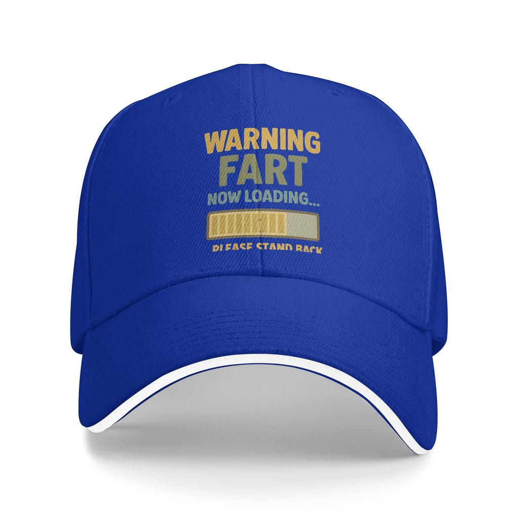 Summer Warning Fart Now Loading Baseball Cap  Outdoor Sport Y2k Funny Design Sun Trucker Hat Unisex Adult Hot Sale Snapback Cap