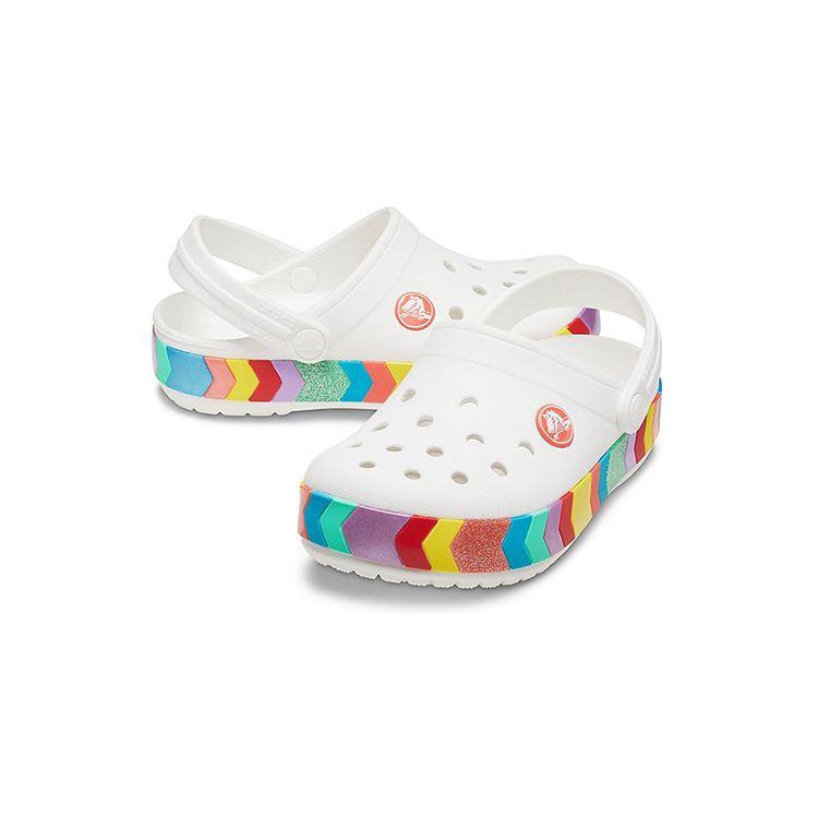 Crocs Comfortable Lightweight Childrens Sandals Kids sandals White 207007-100