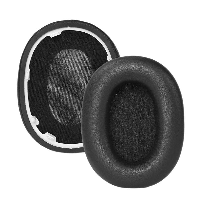

1 Pair Replacement Ear Cushion Pad Over Ear Headphone Lambskin Earpads For WH-1000XM6 Comfortable Wear чёрный