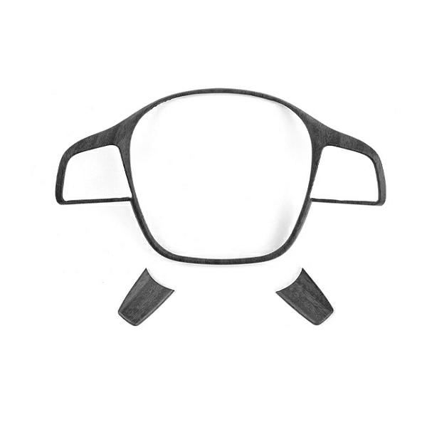 For Kia Telluride -2025 Steering Wheel Button Cover Carbon Fiber Steering Handle Frame Trim Interior Accessories LHD/RHD