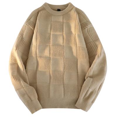 New Autumn and Winter National Trend Sweater Men's Winter Knitted Base Shirt Underwear Couple Top