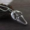 Halloween Skull Ghost Mask Pendant Stainless Steel Necklace