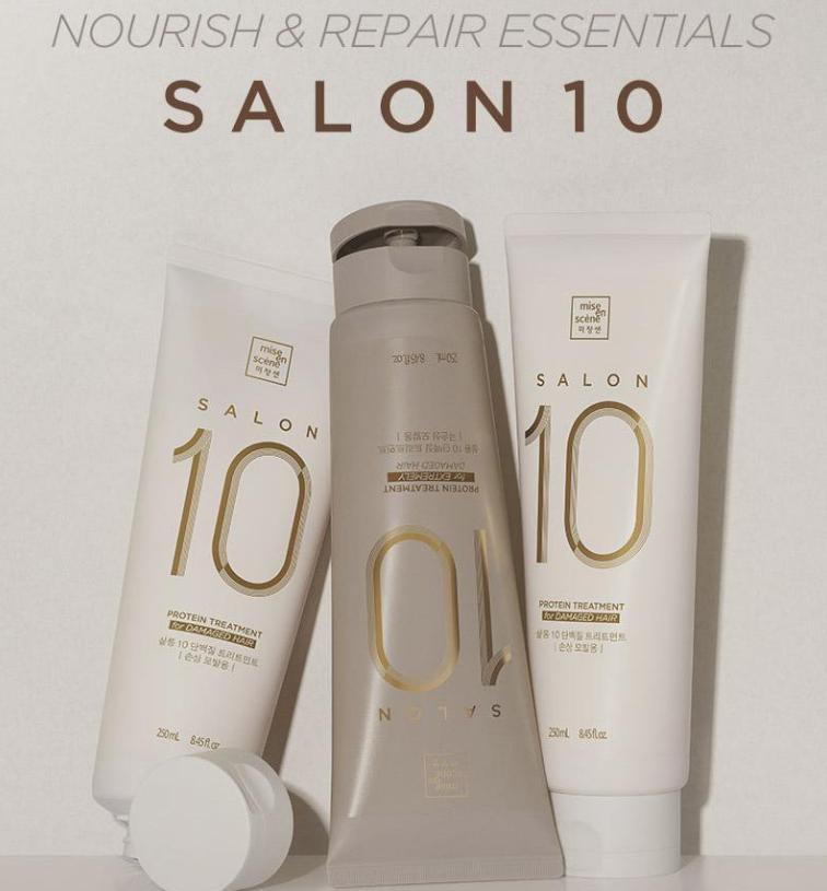 Miseenscene Salon10 Protein Treatment 300ml – For Damaged & Severely Damaged Hair