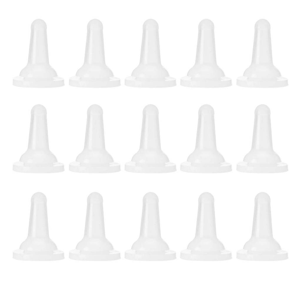 15Pcs Pet Cat Dog Silicone Safety Soft Nurse FeedingBottle Feeder Nipple Accessory