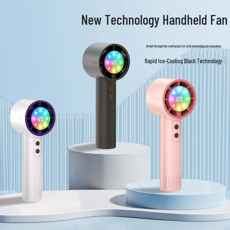 2025 Best-Selling USB Rechargeable High-Speed Turbo Mini Handheld Fan