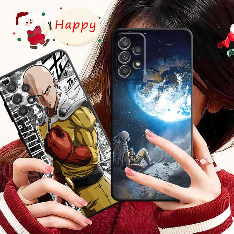Husa de telefon One Punch Man Saitama pentru Samsung Galaxy A14 A73 A53 A71 A51 A31 A33 A22 A12 A21s A13 A32 A52s A72 A52 A23