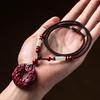 Original Cinnabar Stone Pixiu Peace Pendant Men's Necklace, Women's Sweater, Zodiac Pendant