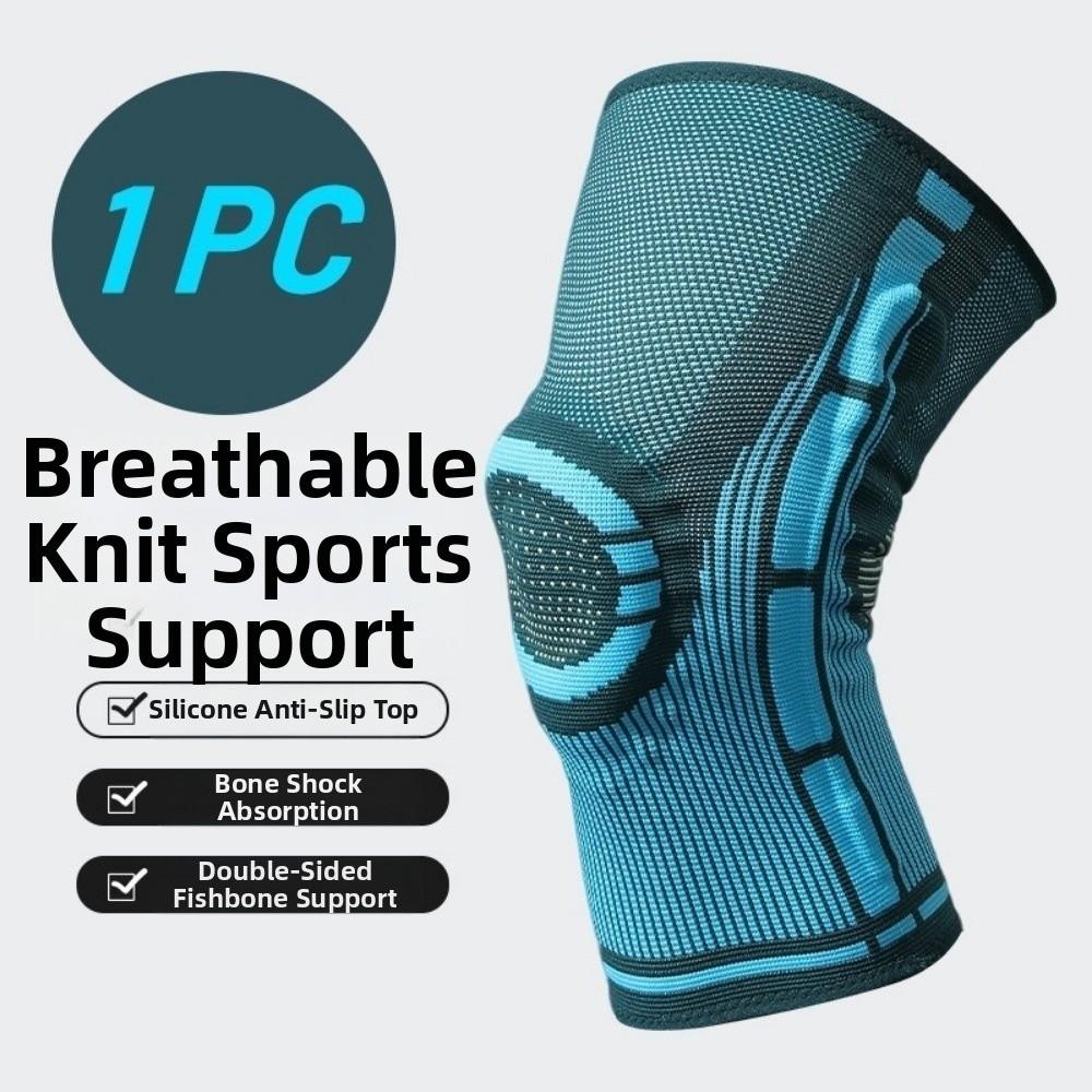 High Elastic Knee Brace Breathable Sports Knee Pad Professional Knee Compression Sleeve Soccer