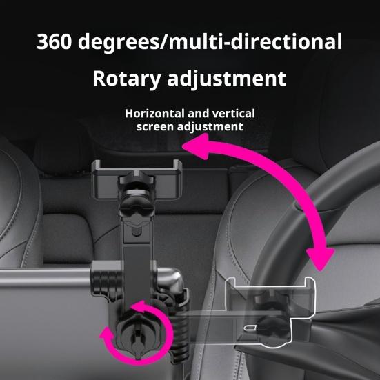 Car Phone Holder 360 Degree Magnet Suction Easy Installation Anti-slip Rotation Stable Hold Phone Anti-shake