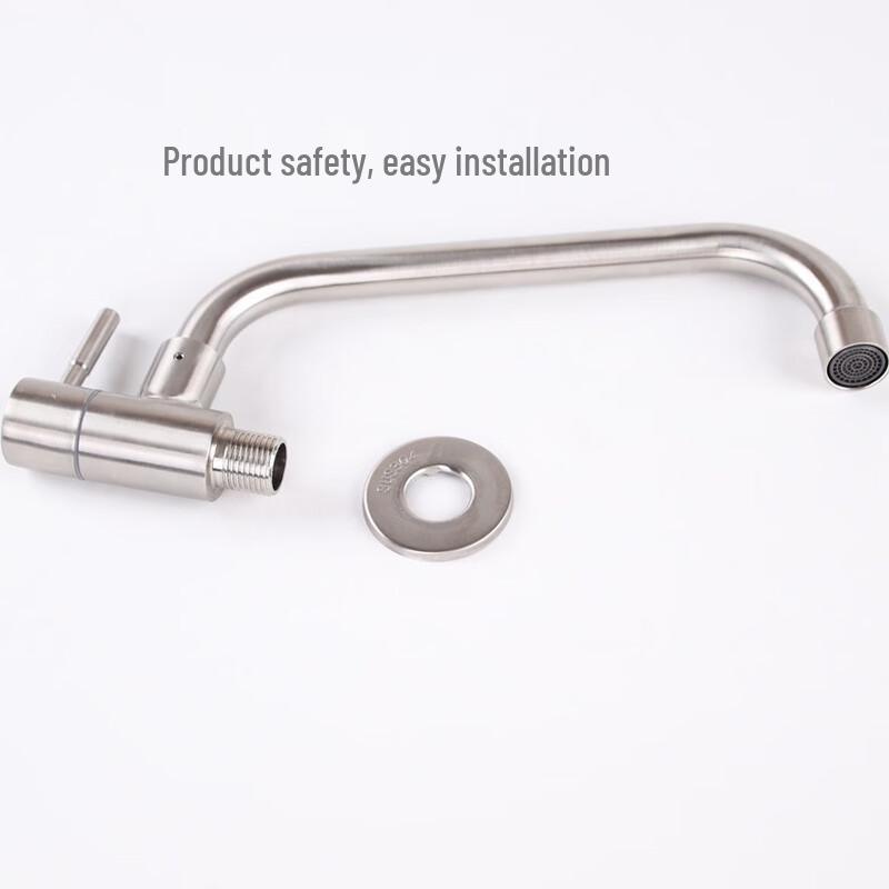 Wall-Mounted Single Cold Water Faucet