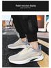 2025 Men's Black Breathable Mesh Running Shoes - Odor-Resistant Casual Lightweight Sneakers