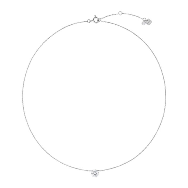 Tatiana (Silver 925) Moissanite 0.5 Carat Necklace DN0001