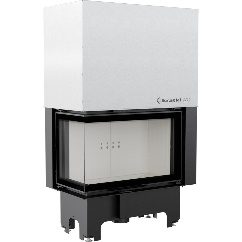 Steel Fireplace KRATKI VNL 810/410 14 kW Ø 200 Lift-up