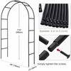 Black White Green Balloons Archway Iron Art Plant Support Trellis Flower Frame Door  Indoor Outdoor