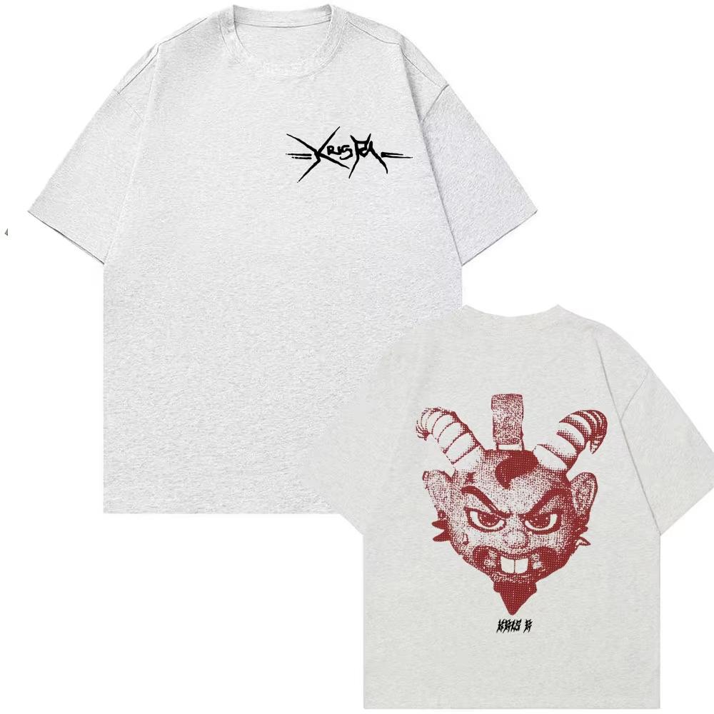 Rapper Kris R Ec Trap De Medallo Album Graphic TShirt Men Women Harajuku Vintage Classic Tshirts Short Sleeve Top