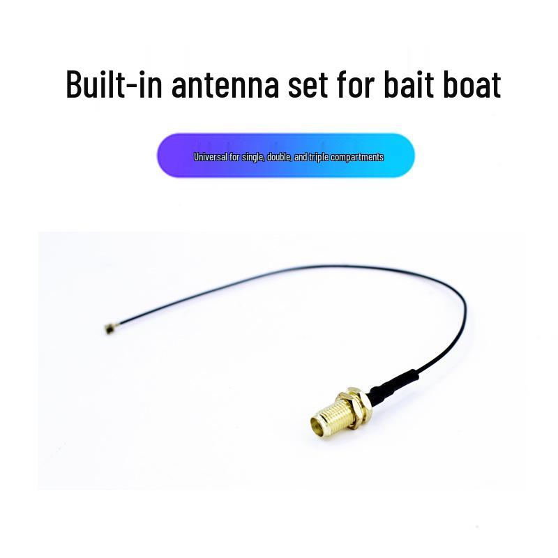 Bait Boat Accessories: Battery, Remote Control, USB Charger, Boat Bag, Antenna, Motor, Propeller, Motherboard.
