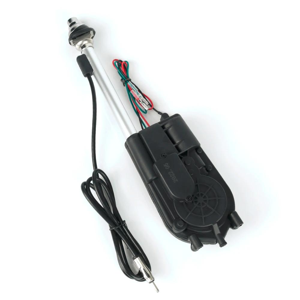 12V AM FM Transmitter Aerials Electric Antenna Automatic Telescopic Exterior Vehicle Accessories For Car Radio Audio Universal