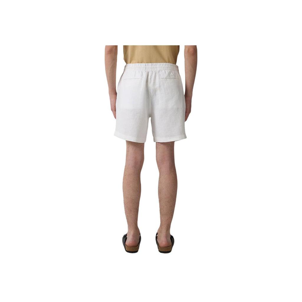 Polo Ralph Lauren Solid Logo Lace-Up Casual Shorts Men shorts White 710958586-001