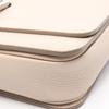 Used BURBERRY D ring Shoulder Bag leather Beige Used Women