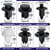 180PCS Snap Fasteners Kit for Honda Civic, Accord, CR-V Bumper Clips - 6 Types