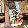 Watercolor Christmas Gifts Hard Phone Case for Iphone 16 15 14 13 12 11 Pro Max Mini Shockproof Anti-Scratch Protective Cover