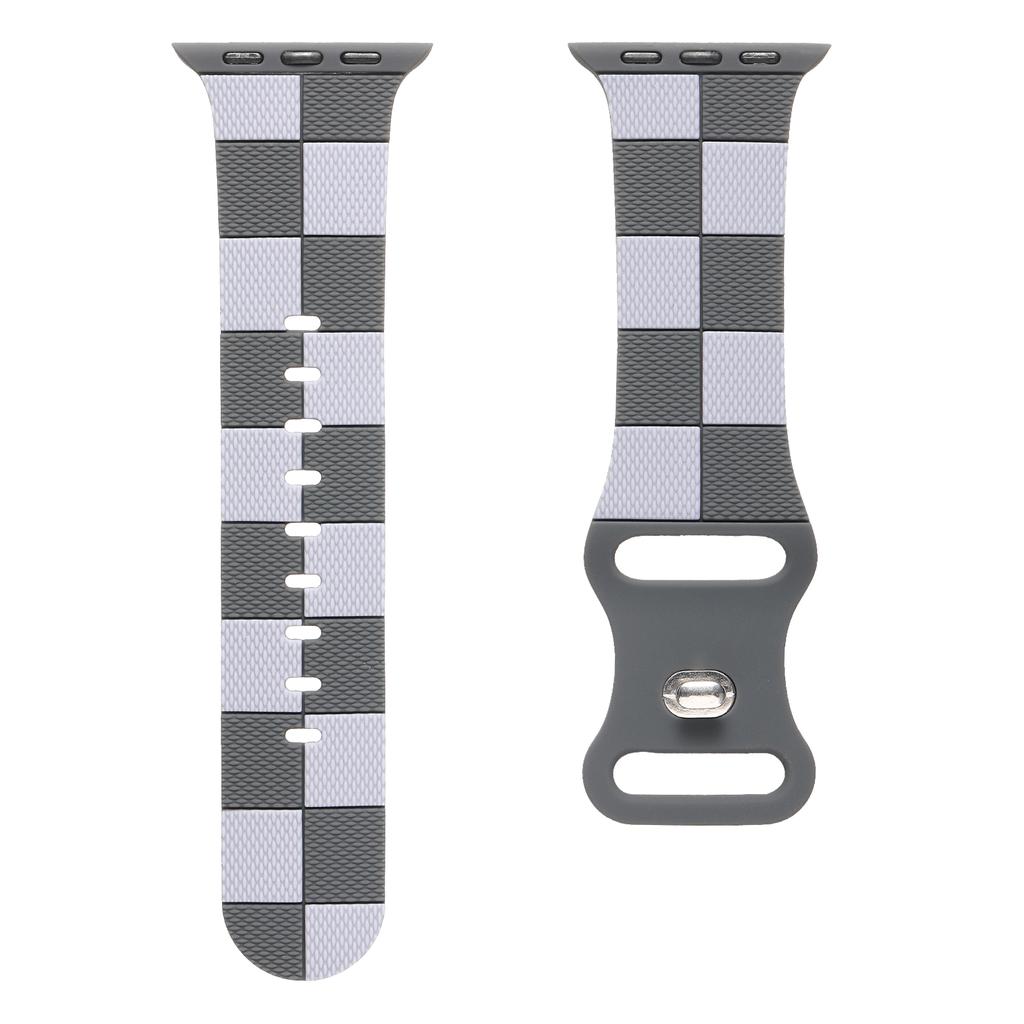Sport Silicone Band For Apple Watch Strap 40mm 44mm 45mm 46mm Ultra 2 49mm 41mm 42 Mm Wristband Bracelet iWatch Series 7 6 8 9 10 SE 38mm Belt