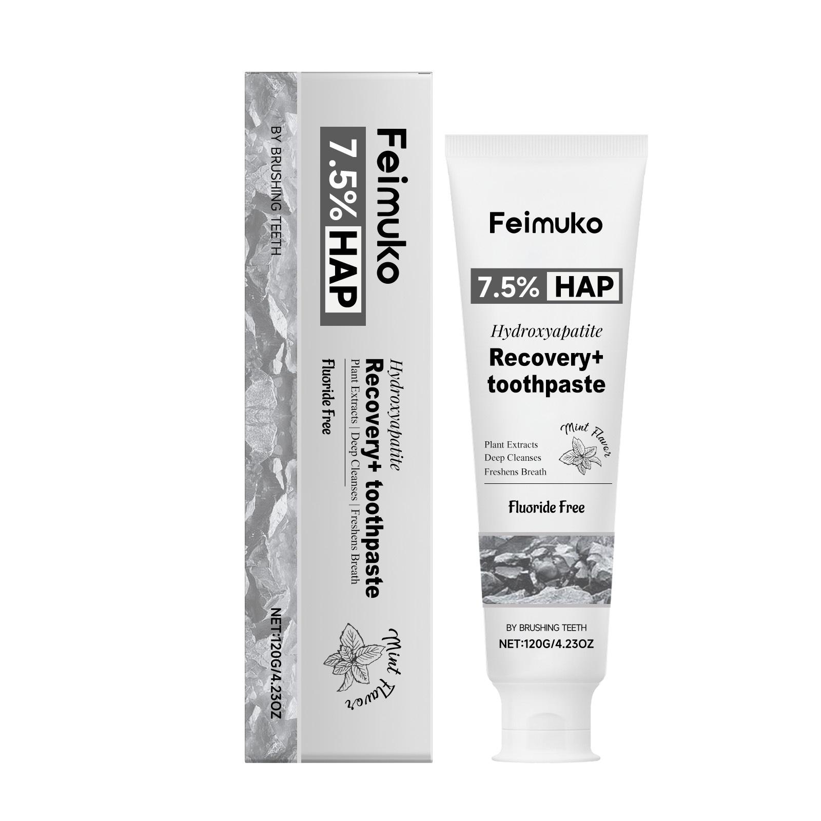 

Feimuko Fresh Mint Brightening Toothpaste - Daily Mild Formula for Clean Teeth