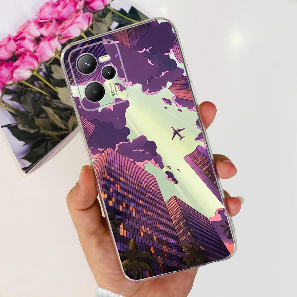 For Realme C35 Case RealmeC35 C 35 4G RMX3511 Fashion Cool Pattern Soft Silicone TPU Phone Cases