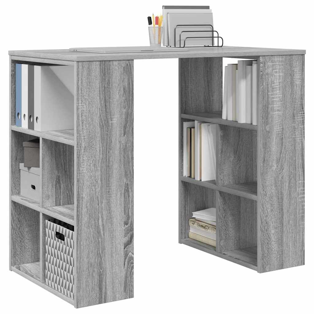 Desk Grey Sonoma 90 x 50 x 75 cm Particleboard