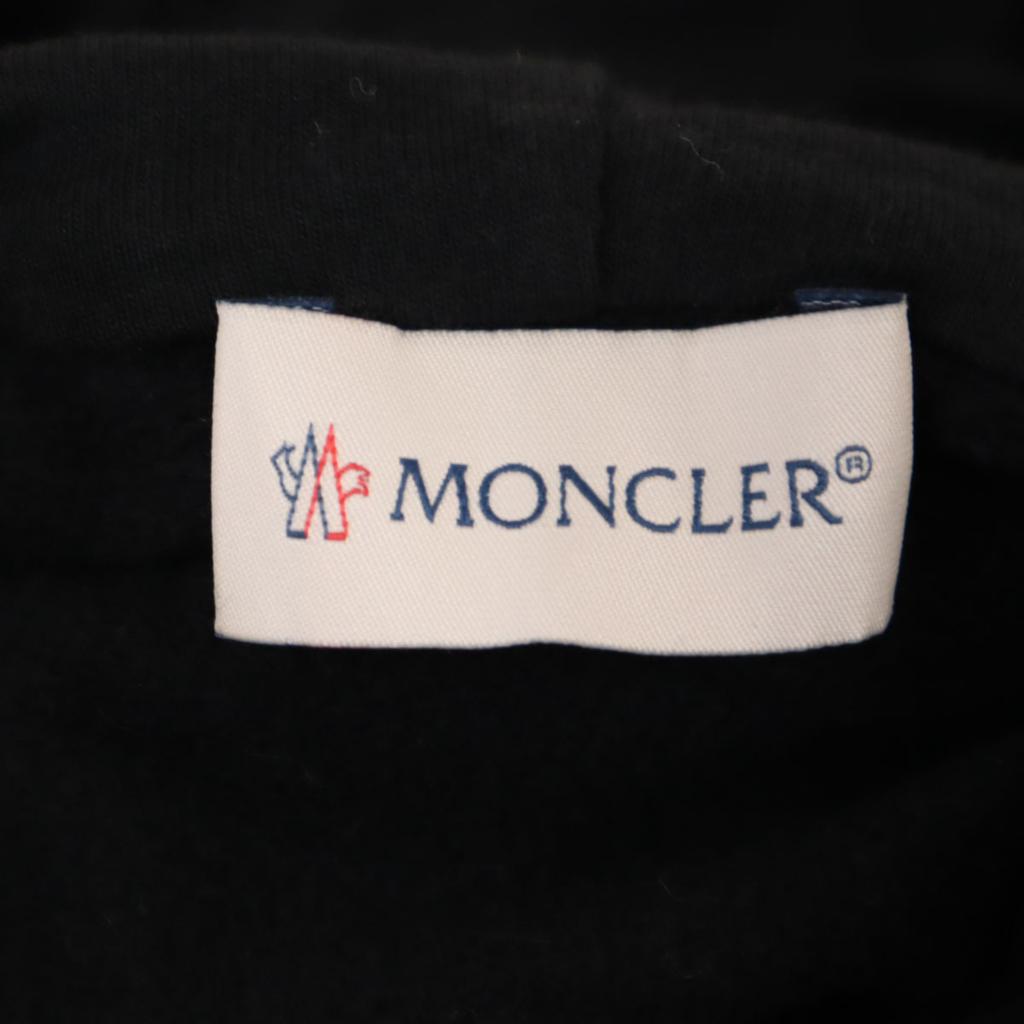 MONCLER Long sleeve Sweatshirts 10A black Brushed back of pullover Kid's Used