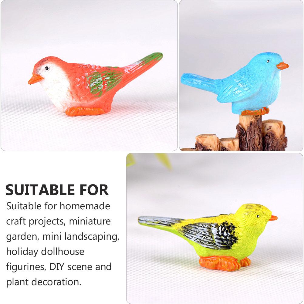 Art & Collectibles Figurines & Knick Knacks Mini Bird Figurines