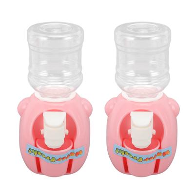 2PCS Mini Water Dispenser Toy Small Desktop Cute Water Dispenser Miniature Home Decor for Boys and