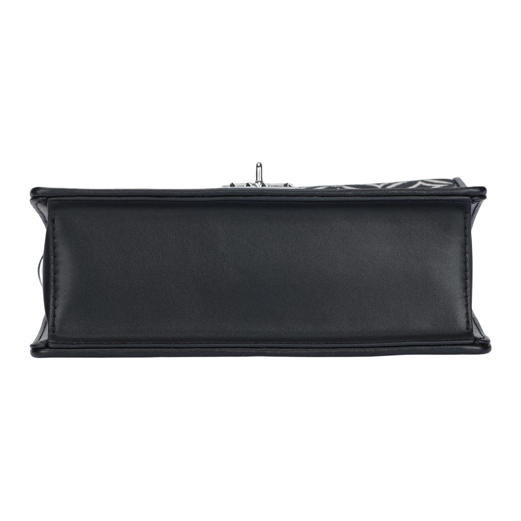 New MICHAEL KORS Greenwich Fabric Envelope Bag, Shoulder Bag, Crossbody Bag Small Women's Black & White 32F2SGRC5J-064