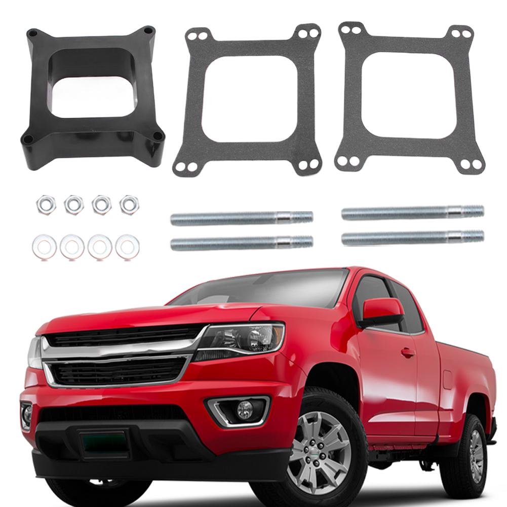 Open Phenolic Carburetor Spacer with Gasket Screws Kit Replacement Phenolic Carburetor Spacer for Holley 4150/4160